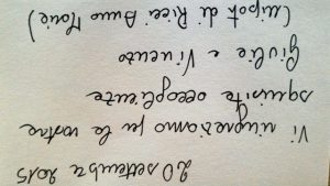 Lettera da un famigliare