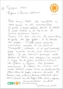 Lettera da un famigliare