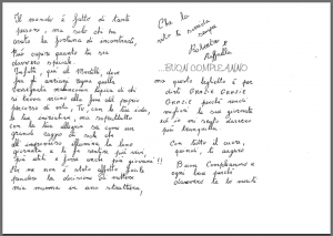 Lettera da un famigliare