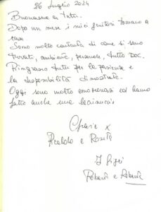 Lettera da un famigliare